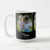 Mom Established Script Black 3 Photo Koffiemok (Links)