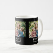 Mom Established Script Black 3 Photo Mug (Devant droit)