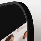 Mom Established Script Black 3 Photo Pickleball Paddle (Links Detail)