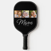 Mom Established Script Black 3 Photo Pickleball Paddle (Achterkant)