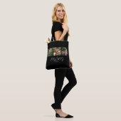Mom Established Script Black 3 Photo Tote Bag (Sur le modèle)