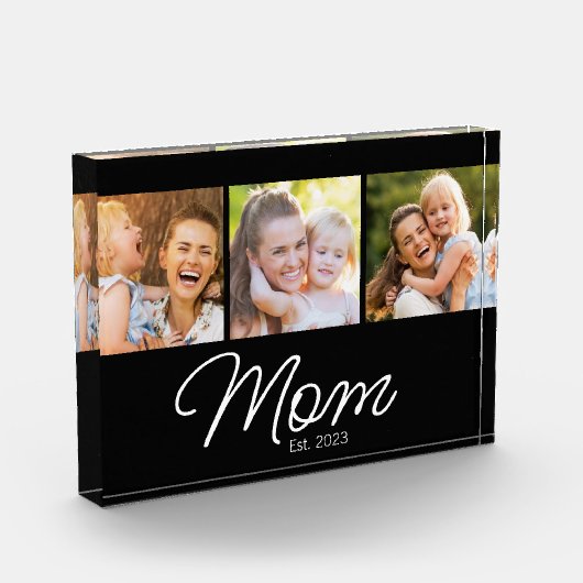 Mom Established Script Black 3 Picture Fotoblokken (Links)