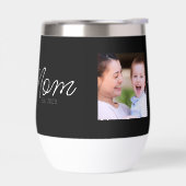 Mom Established Script Black Photo (Gauche)