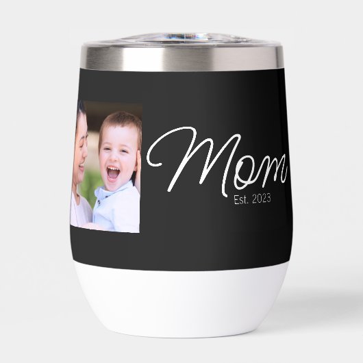 Mom Established Script Black Photo (Avant)