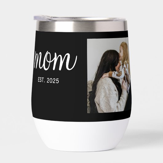 Mom Established Script Black Photo (Droite)