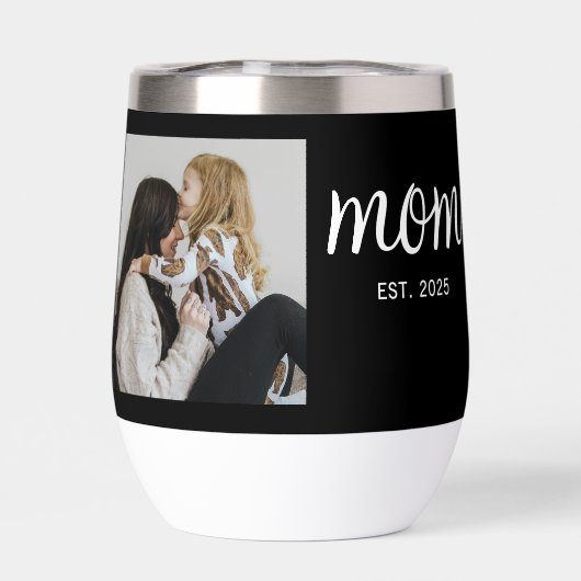 Mom Established Script Black Photo (Achterkant)