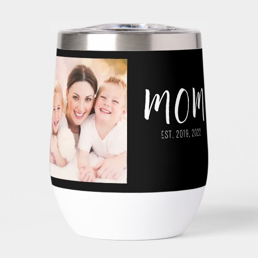 Mom Established Script Black Photo (Avant)