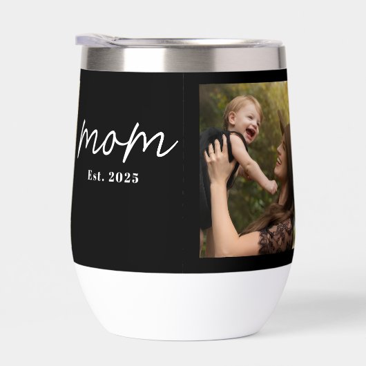 Mom Established Script Black Photo (Droite)