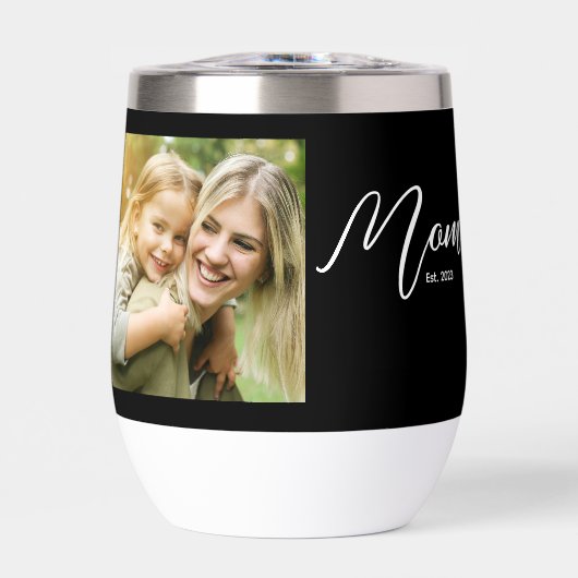 Mom Established Script Black Photo (Avant)