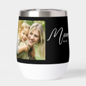 Mom Established Script Black Photo (Arrière)