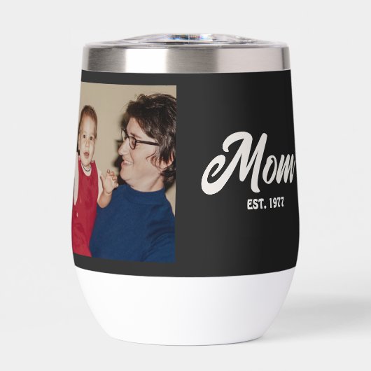 Mom Established Script Black Photo (Voorkant)