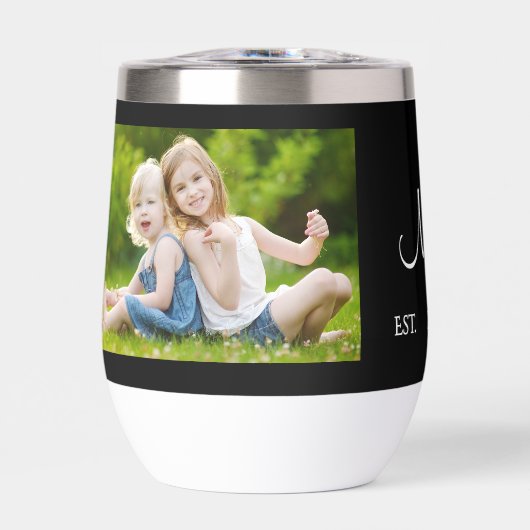 Mom Established Script Black Photo (Avant)