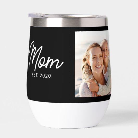Mom Established Script Black Photo (Droite)