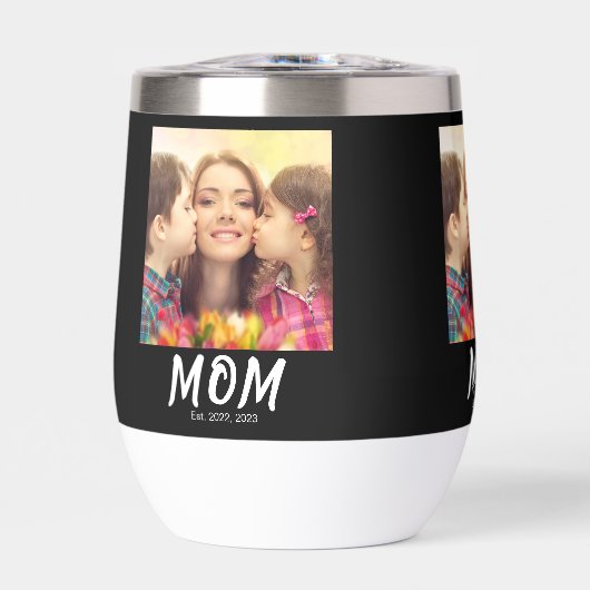 Mom Established Script Black Photo (Avant)