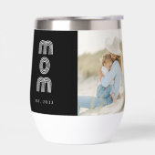 Mom Established Script Black Photo (Gauche)