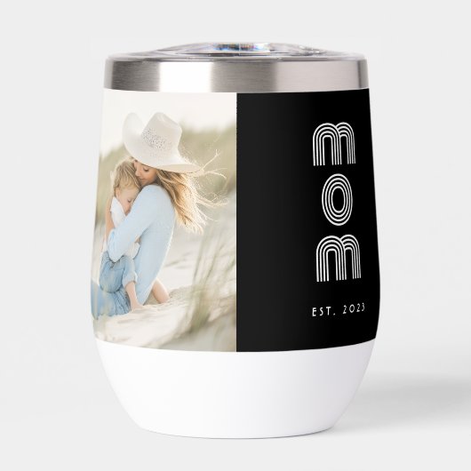 Mom Established Script Black Photo (Avant)