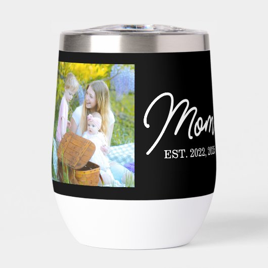 Mom Established Script Black Photo (Avant)