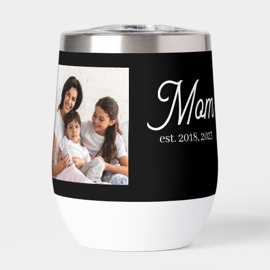 Mom Established Script Black Photo (Voorkant)