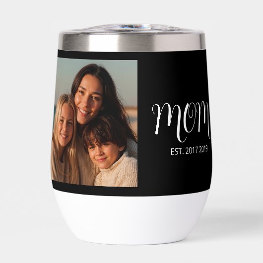Mom Established Script Black Photo (Voorkant)