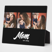 Mom Established Script Black Photo Fotoplaat (Zijkant)