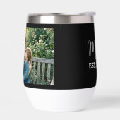 Mom Established Script Black Photo Thermal  (Gauche)