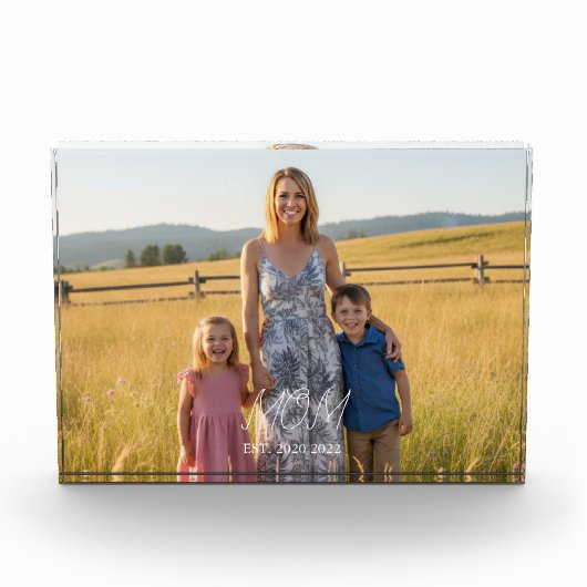 Mom Established Script  Fotoblokken (Voorkant)