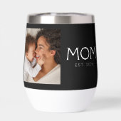 Mom Established Typography Black Photo (Arrière)