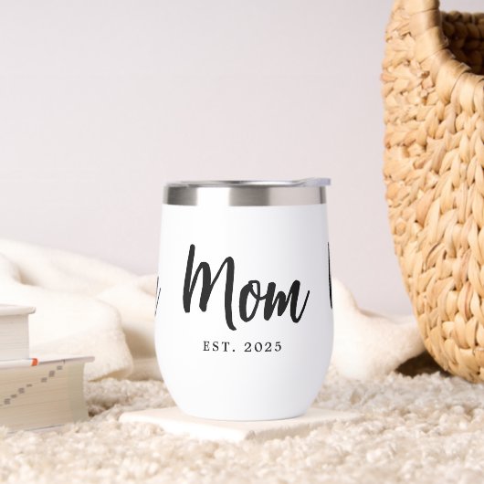 Mom Established Year New Mother Gift (Salon)