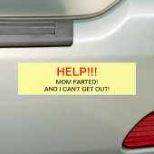 MOM FARED BUMPERSTICKER (Op auto)