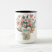 Mom Flower Bouquet Mok (Midden)