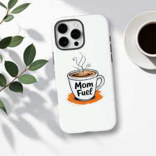 Mom Fuel Hilarische Koffie Liefhebber Mom Gift iPhone 16 Pro Max Hoesje
