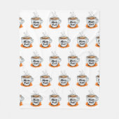 Mom Fuel | Koffie moeder cadeau | Grappige Moederd Fleece Deken (Voorkant)