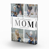 Mom Gift Photo Block Fotoblokken (Rechts)