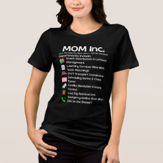 MOM Inc. - Grappige Moederdag voor mama Tri-Blend Shirt