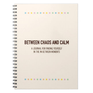Mom Journal Chaos en rustig Moederdag cadeau Notitieboek