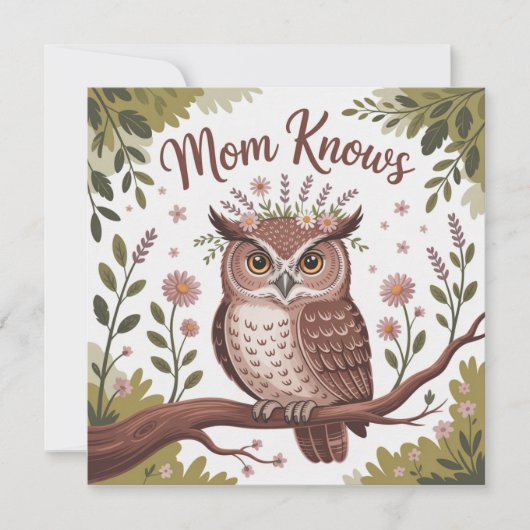 Mom Knows Kaart (Voorkant)