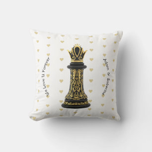 MOM Koningin van mijn leven, Gouden Schrift Zwarte Kussen