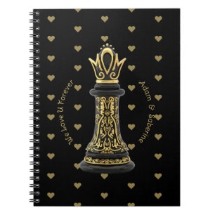 MOM Koningin van mijn leven, Gouden Schrift Zwarte Notitieboek