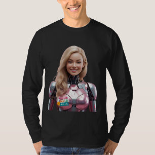 Mom Life, Best Life - Futuristisch Vrouw Robot Mom T-shirt