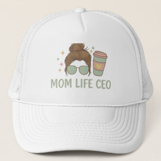 Mom Life CEO Trucker Hat Trucker Pet