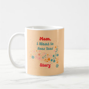 Mom life Item met leuk en betekenisvol ontwerp Koffiemok