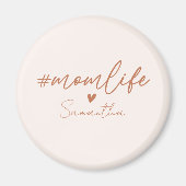 Mom Life - Rustieke Charm Design Magneet (Voorkant)