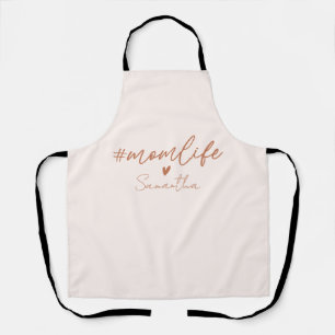 Mom Life - Rustieke Charm Design Schort