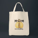 Mom Life Tote Bag – Mom Sees Everything<br><div class="desc">For the mom who notices everything. This cute giraffe tote bag adds humor to everyday errands and busy mom life. Stylish, practical, and a perfect gift for moms who run the show.</div>