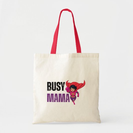 Mom Lifee Tote Bag Fun Quote Design (Devant)