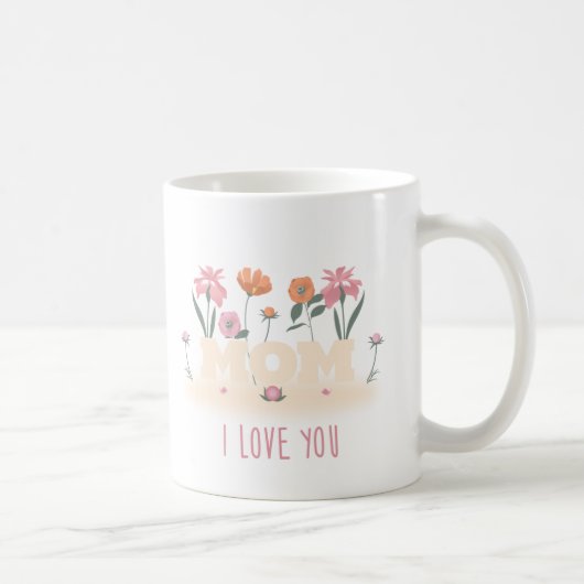 MOM LOVE Café Mug pour elle nous vous aimons (Droite)