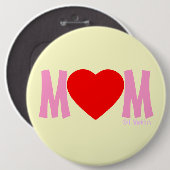 MOM Love Mother's Day Gift Button (Voorkant /achterkant)