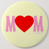 MOM Love Mother's Day Gift Button (Voorkant)