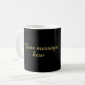 Mom Made of Miracles – Custom Message Koffiemok (Voorkant links)