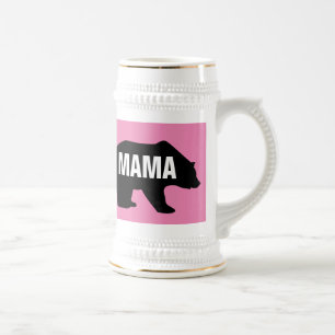 MOM MAMA BEER GRIZZLY BEER STEIN BIERPUL